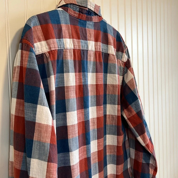 Wrangler Indigo Men's bundle of 3 XL/TG button down  100% cotton plaid - Picture 15 of 16